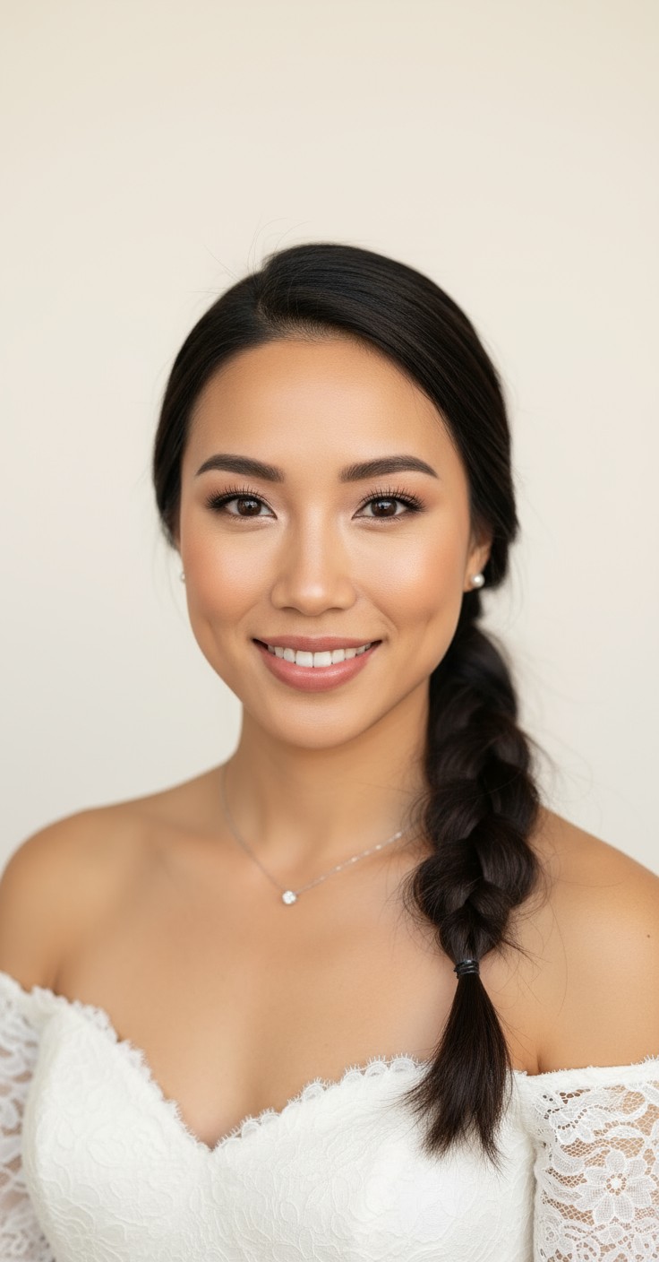 After Side Braid Hairstyle